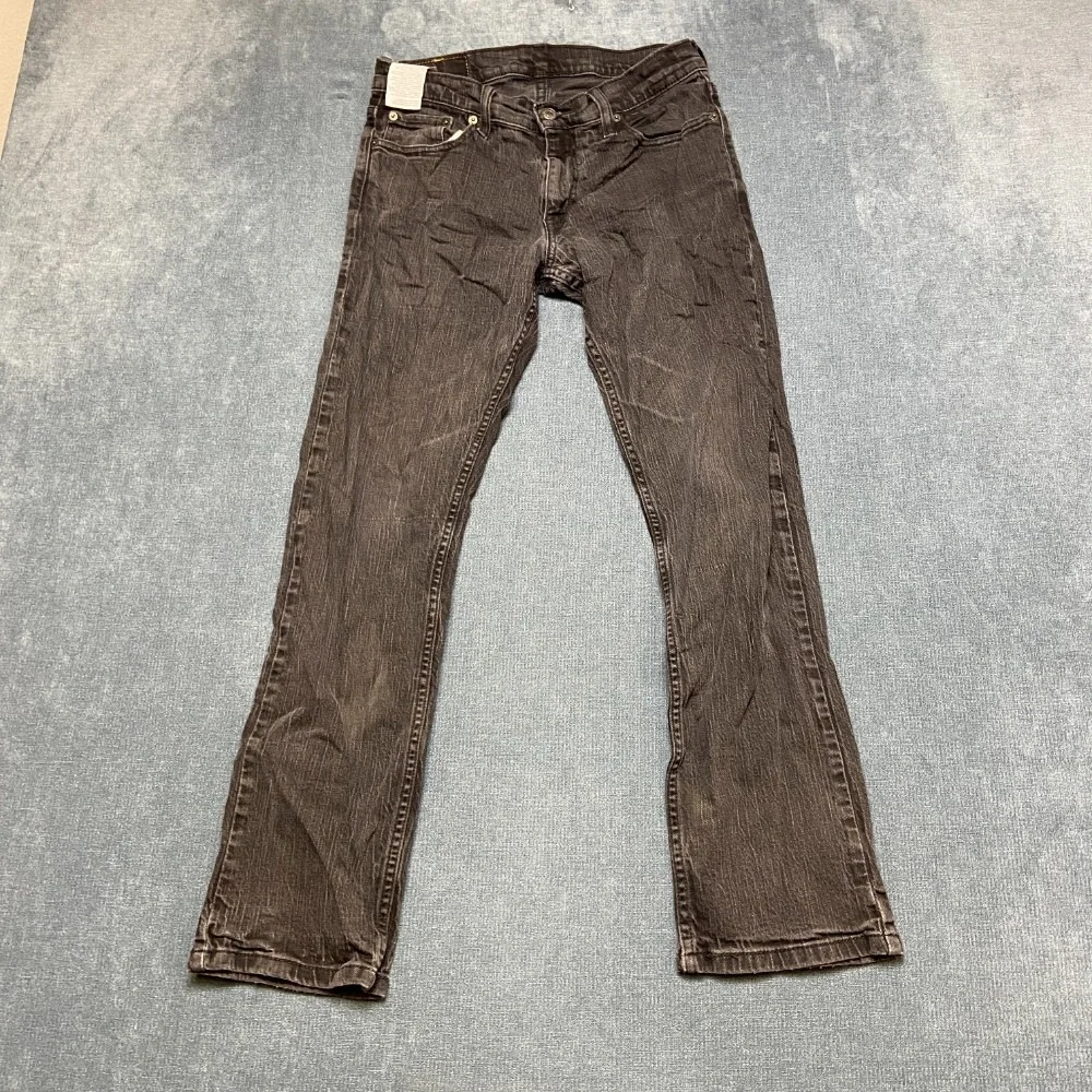 VTG Levi's 514 Jeans Mens 30x30 Black Denim Straight Streetwear Outdoor Fit